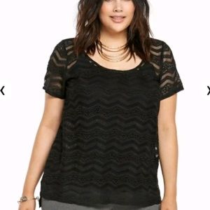 Torrid Lace Front Top